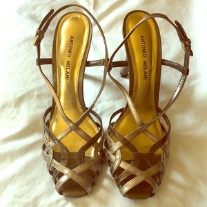 Antonio Melani heels. Genuine Leather